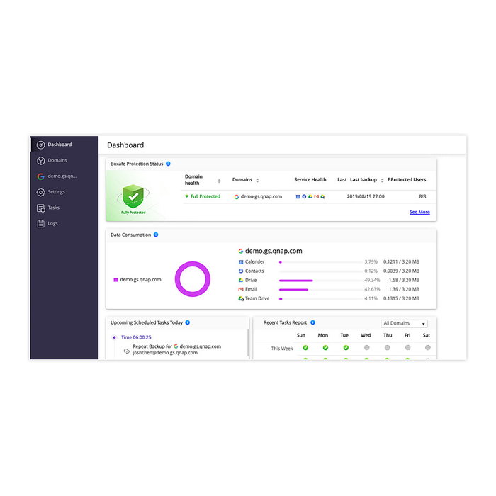 QNAP Systems Licencia LS-BOXAFE-GOOGLE-100USER-1Y para Backup y Recuperacion - 100 Licencias, 1 Ano, Compatible con NAS Series QNAP Systems Licencia LS-BOXAFE-GOOGLE-100USER-1Y para Backup y Recuperacion - 100 Licencias, 1 Ano, Compatible con NAS Series