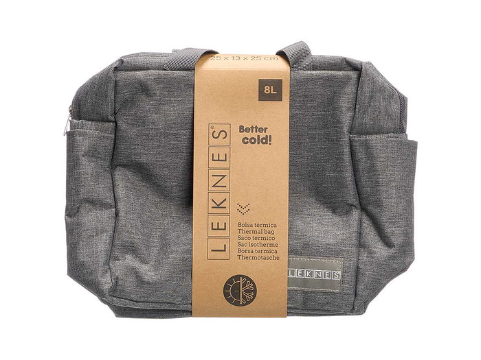 LEKNES Bolsa Isotérmica con Asas de 8L Gris