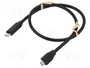 LogiLink Cable USB 2.0 de USB C a Micro-USB B de 1m, negro