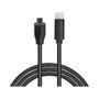 LogiLink Cable USB 2.0 de USB C a Micro-USB B de 1m, negro