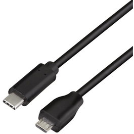 LogiLink Cable USB-C a Micro-USB 1m Negro