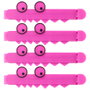 Je cherche une Idee Juego de 4 Pinzas Cocodrilo para Conservación de Bolsas, Colores Surtidos