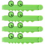 Je cherche une Idee Juego de 4 Pinzas Cocodrilo para Conservación de Bolsas, Colores Surtidos