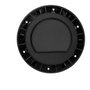 BACHMANN Módulo Enchufes Elevator 2XSchuko Negro Aluminio Anodizado Negro Mate Pure Black
