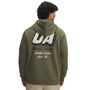 Sudadera con Capucha Hombre Under Armour Rival Fleece Hbr Logo Hd Verde oscuro 8 Años