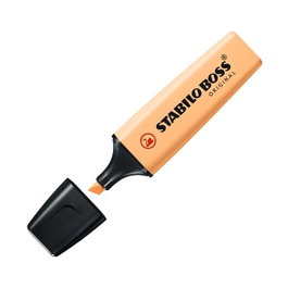Stabilo Marcador Fluorescente Boss Original Naranja Pálido Pastel