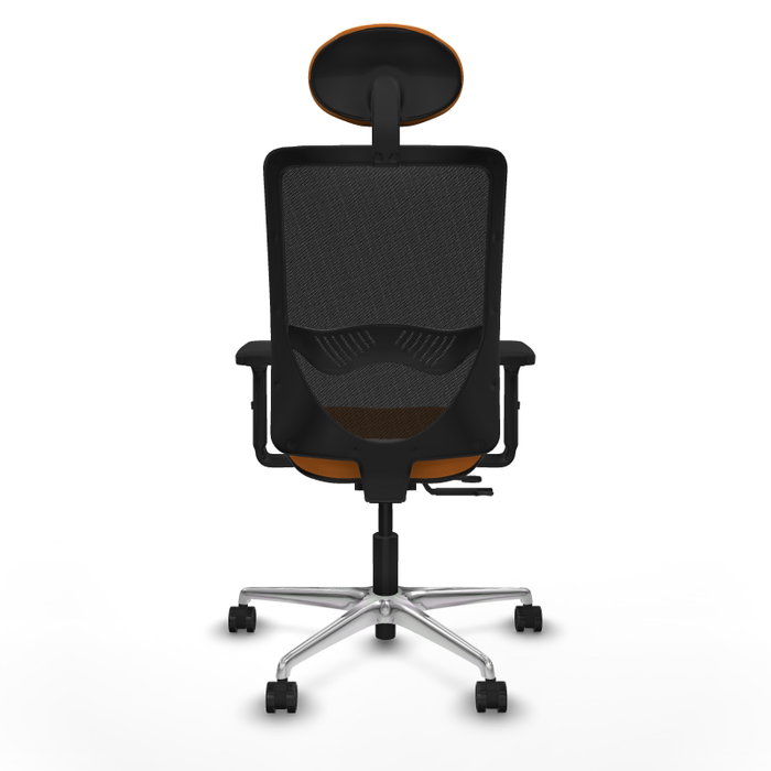 PIQUERAS Y CRESPO Silla de oficina Zulema con mecanismo Sincro/Traslack, Naranja y Negro PIQUERAS Y CRESPO Silla de oficina Zulema con mecanismo Sincro/Traslack, Naranja y Negro