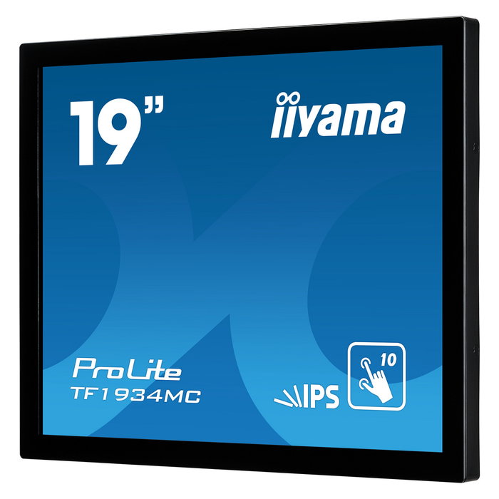 iiyama ProLite TF1934MC-B7X - Monitor táctil profesional de 19" (48.3 cm) SXGA 1280x1024 5:4 IPS, multi-touch, HDMI, DisplayPort, USB, montaje VESA 100x100, Negro
