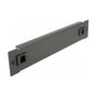 DeLOCK Cubierta ciega para gabinete de red de 10″ 1U Negro