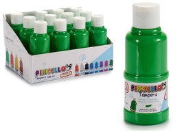 Pincello Bote de Pintura de Tempera 120 ml Verde Claro 4.5 x 11.5 x 4.5 cm No Tóxico (Set de 36)
