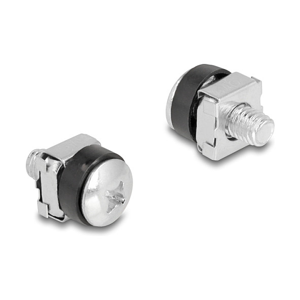 DeLOCK Set de montaje para rack de 10 y 19 pulgadas, 100 piezas, M6