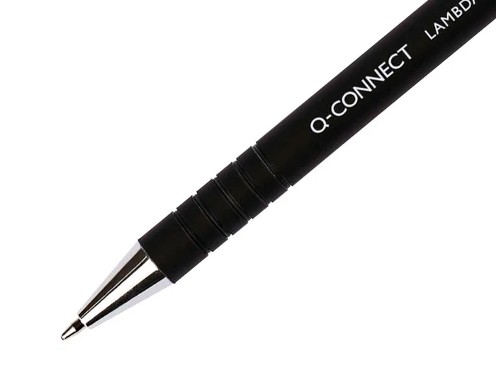 Q-connect Bolígrafo Retráctil con Grip 0.7 mm Negro Q-connect Bolígrafo Retráctil con Grip 0.7 mm Negro