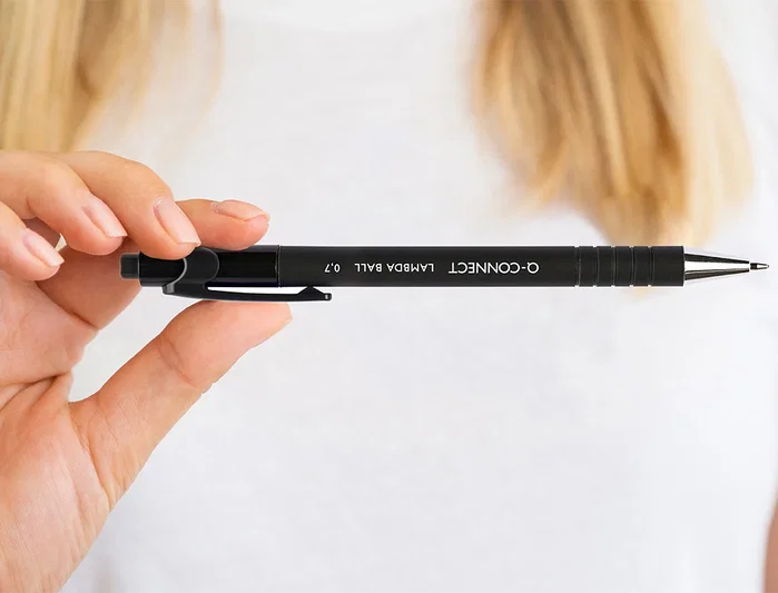 Q-connect Bolígrafo Retráctil con Grip 0.7 mm Negro Q-connect Bolígrafo Retráctil con Grip 0.7 mm Negro