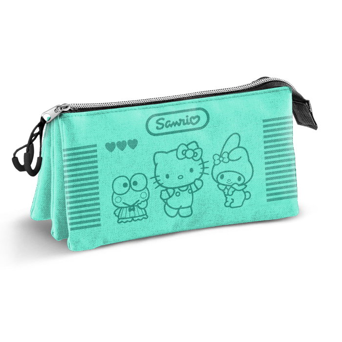 Karactermania Hello Kitty Portatodo Triple Videogame Turquesa Karactermania Hello Kitty Portatodo Triple Videogame Turquesa