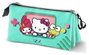 Karactermania Hello Kitty Portatodo Triple Videogame Turquesa