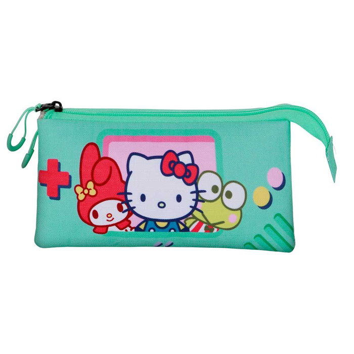 Karactermania Hello Kitty Portatodo Triple Videogame Turquesa Karactermania Hello Kitty Portatodo Triple Videogame Turquesa