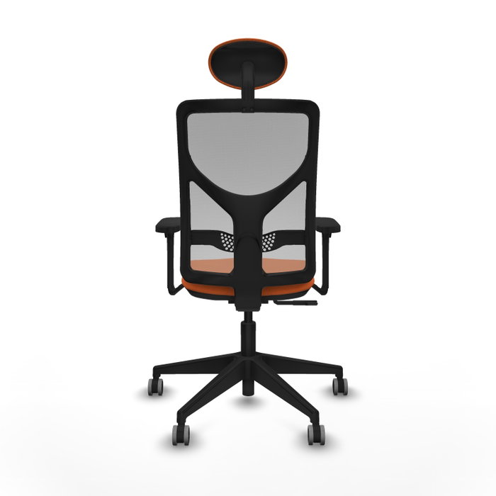 PIQUERAS Y CRESPO Silla de oficina Motilla Sincro Naranja y Gris PIQUERAS Y CRESPO Silla de oficina Motilla Sincro Naranja y Gris