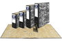 Unisystem Archivador de Palanca Novoclas 65mm Folio Negro