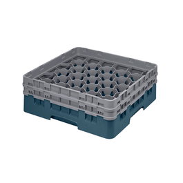 CAMBRO Cesta de lavado 30 compartimentos 2 alturas Cerceta