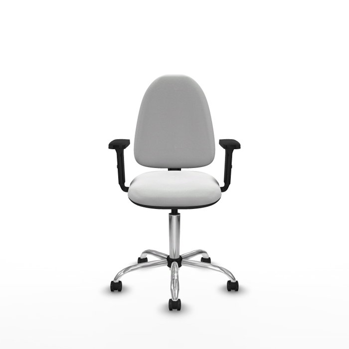 PIQUERAS Y CRESPO Silla de oficina Aýna Blanca con Brazos 2D PIQUERAS Y CRESPO Silla de oficina Aýna Blanca con Brazos 2D