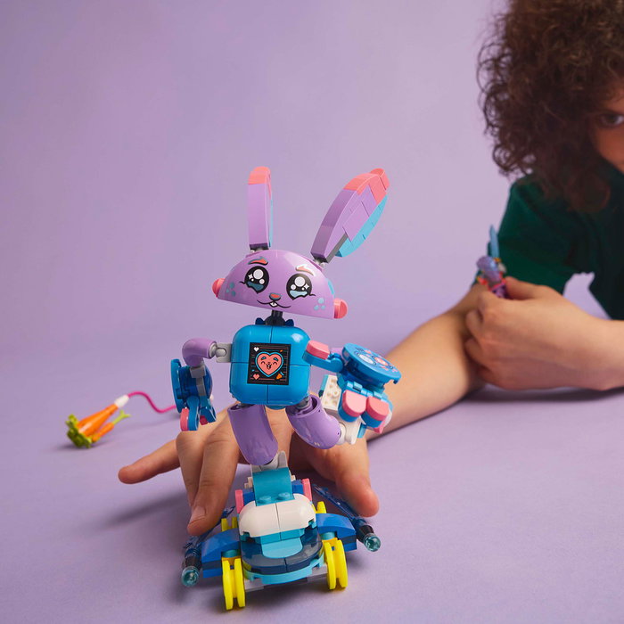 LEGO Izzie y Bunchurro El Conejo Juguón 71490 Set de Construcción LEGO DREAMZzz para Niños +7 Años