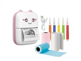 Wondee Mini Impresora Térmica Funny Pink Bluetooth para Móvil iOS Android