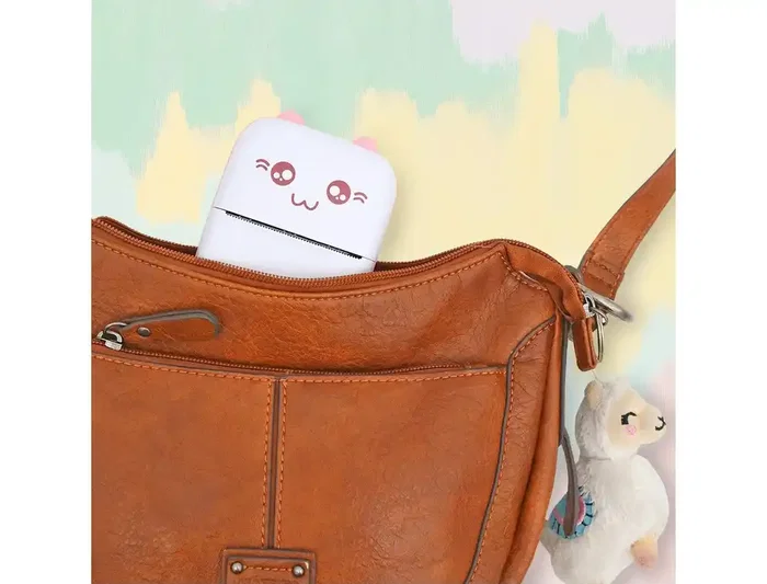 Wondee Mini Impresora Térmica Funny Pink Bluetooth para Móvil iOS Android