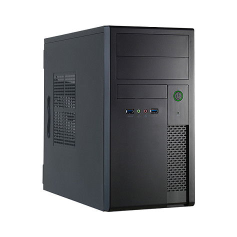 Chieftec XT-01B-350GPB Mini Tower Caja PC Negro 350W micro ATX