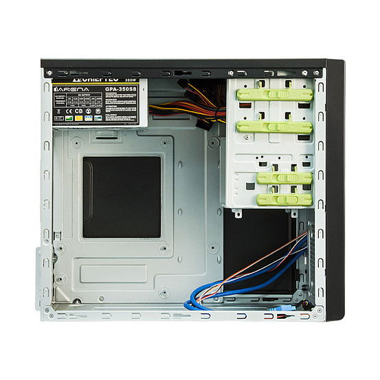 Chieftec XT-01B-350GPB Mini Tower Caja PC Negro 350W micro ATX