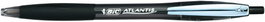 Boligrafo Bic Retractil Atlantis Metal Clip 1.0 Negro (Set de 12)