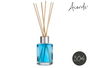 Acorde Mikado 30 ml Ocean Aroma, Difusor con Varillas de Ratán, Vidrio y Plástico, Azul, 4.4x7.9x2.9 cm (Set de 24)