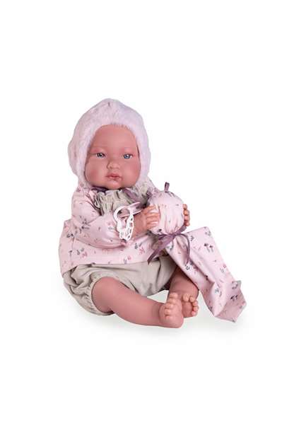 Antonio Juan Muñeca Mi Primer Reborn Alejandra con Dou Dou 52 cm