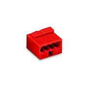 WAGO Wago Serie 243-804 Conector de cables de 4 polos, rojo (100 unidades)