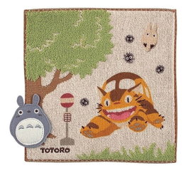 Marushin Mini Toalla Mi vecino Totoro Bus Stop 25 x 25 cm