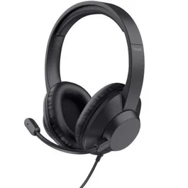 Trust Auriculares Ayda Max con Micrófono Jack 3.5 Negros