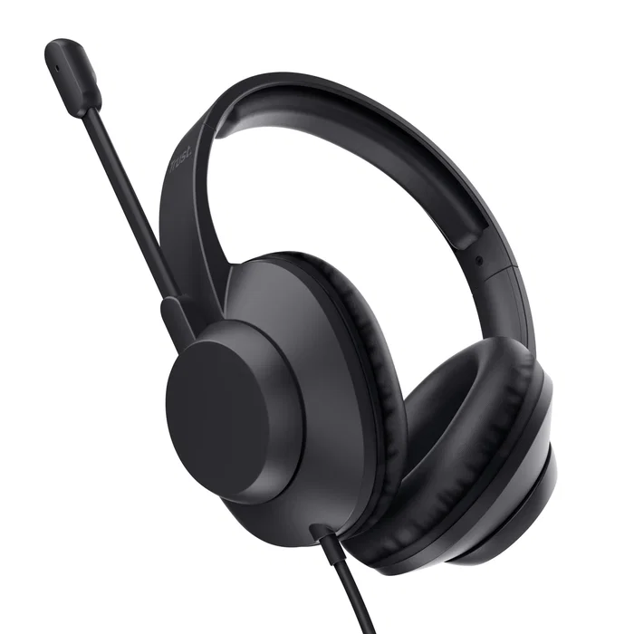 Trust Ayda Max Auriculares con Micrófono Jack 3,5 mm Negro