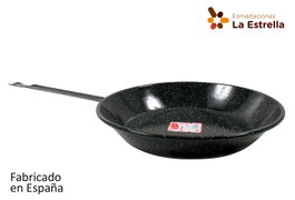 La Estrella Sarten Llana Bordonada 30 cm Jaspeada (10 Unidades)