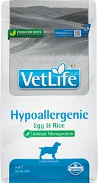 Farmina Vet Life Hipoalergénico Huevo y Arroz Pienso para Perros Intolerancias Alimentarias 2 kg