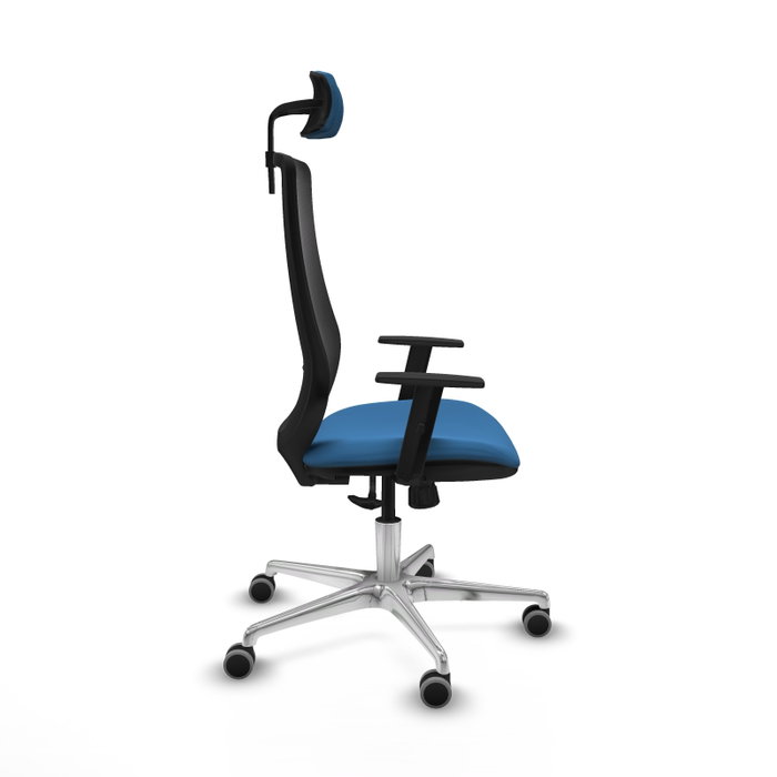 PIQUERAS Y CRESPO Silla de oficina Mardos con mecanismo Sincro, Azul claro y Negro PIQUERAS Y CRESPO Silla de oficina Mardos con mecanismo Sincro, Azul claro y Negro