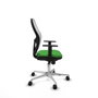 PIQUERAS Y CRESPO Silla de oficina Jorquera Verde y Blanco