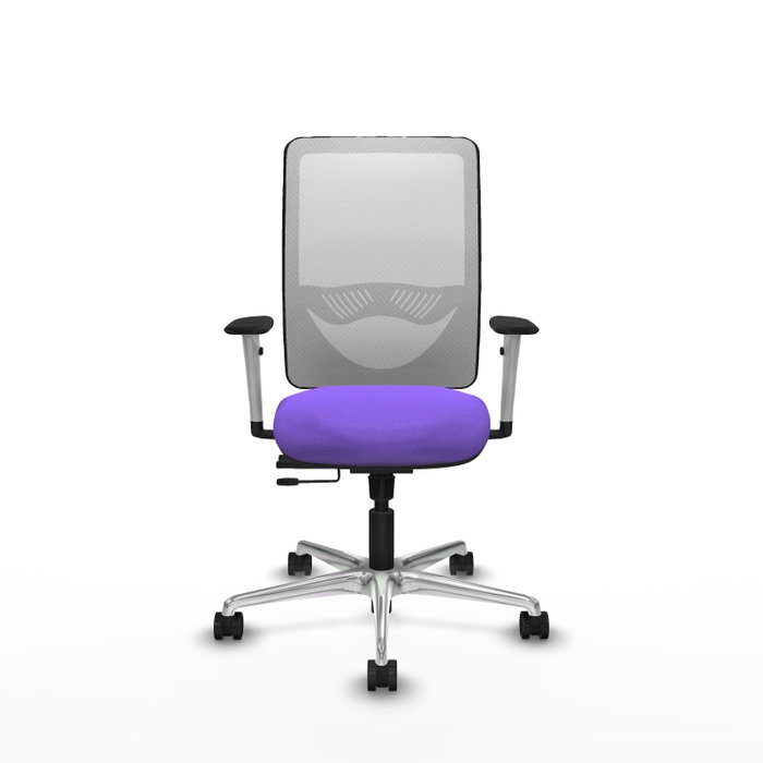 PIQUERAS Y CRESPO Silla de oficina Zulema Lila y Blanco con mecanismo Sincro/Traslack PIQUERAS Y CRESPO Silla de oficina Zulema Lila y Blanco con mecanismo Sincro/Traslack
