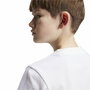 Camiseta de Manga Corta Infantil Adidas Nations Blanco
