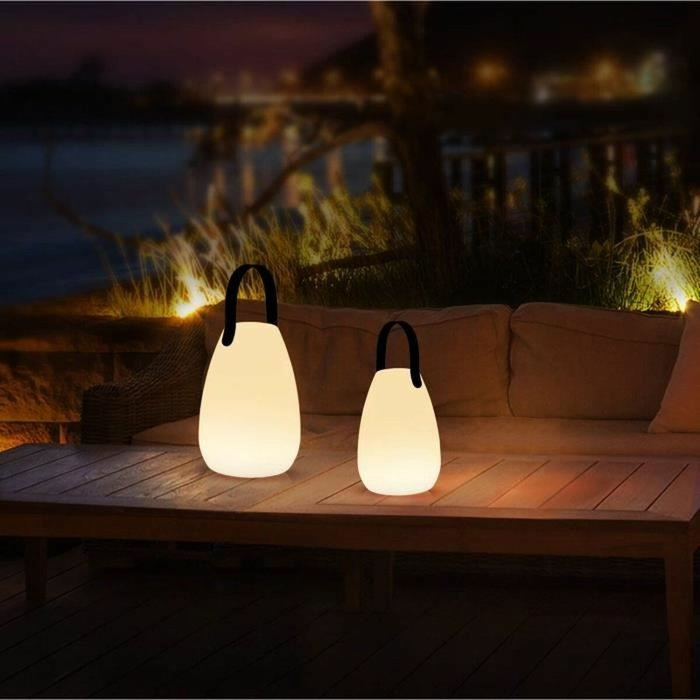 Gao Lámpara híbrida LED RGB Solar/USB