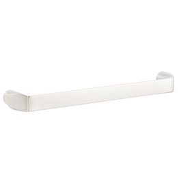 GIUSTI Tirador de Puerta Alan de Zamak - Acabados en Níquel Satinado, Oro Satinado o Negro Mate - Distancia de Agujeros 128mm
