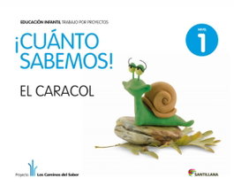 SANTILLANA, 2.CUANTO SABEMOS: CARACOL (3 AÑOS) PROYECTOS INFANTIL