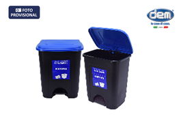 Inde Cubo con Pedal Ecoponto 35 Lt | Dimensiones: 29.9 cm (Ancho) x 48.4 cm (Alto) x 38.2 cm (Largo) (6 Unidades)