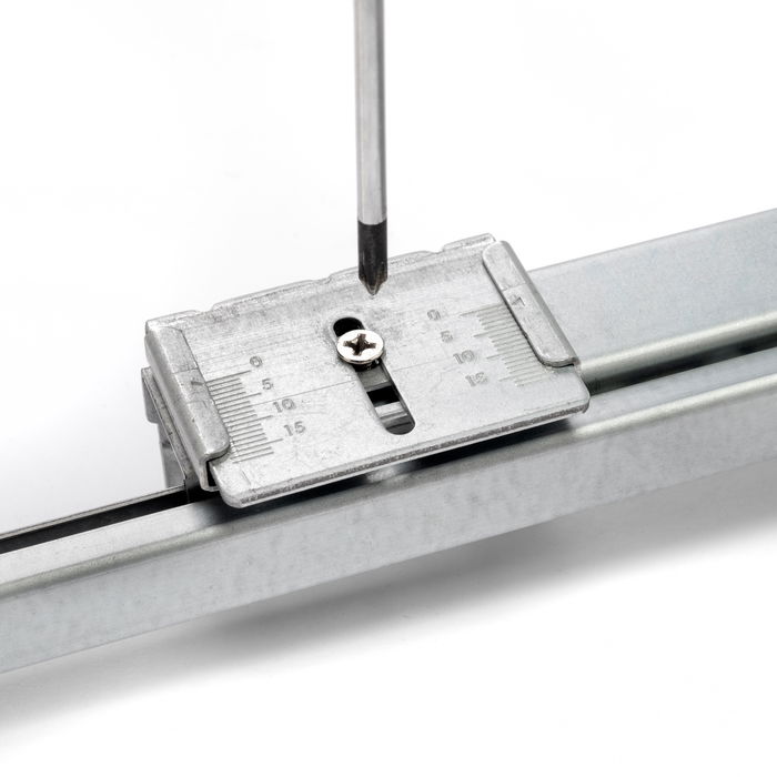 Emuca Kit de cajón organizador, bandeja auxiliar y bastidor de guías con cierre suave para armarios, regulable, módulo 900mm, Gris piedra