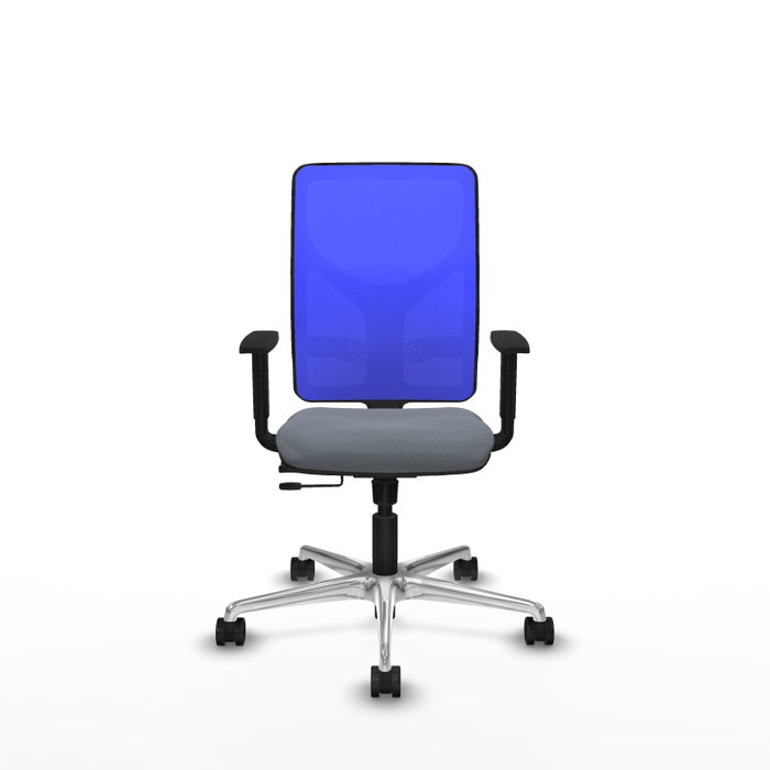 PIQUERAS Y CRESPO Silla de oficina Motilla Gris y Azul PIQUERAS Y CRESPO Silla de oficina Motilla Gris y Azul