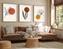 Wallity Huhu215 Cuadro Decorativo Enmarcado 3 Piezas MDF y Madera Maciza 50 x 70 cm