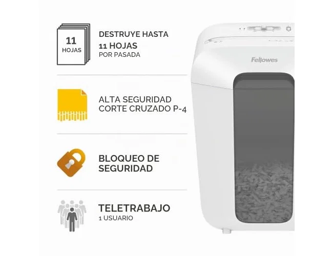 Fellowes Powershred LX 70 Blanco Fellowes Powershred LX 70 Blanco